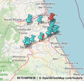 Mappa Via del Commercio, 64020 Bellante TE, Italia (11.15688)