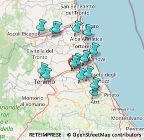 Mappa SS 80, 64020 Bellante TE, Italia (11.28125)