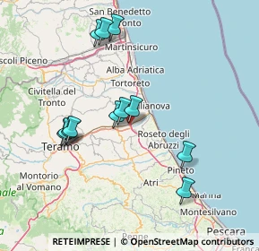 Mappa SP 22a, 64023 Mosciano Sant'Angelo TE (15.07667)