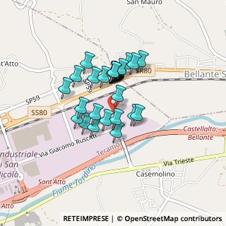 Mappa Nucleo Industriale S. Atto, 64100 Teramo TE, Italia (0.32143)