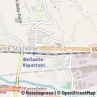 Mapa Bellante