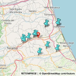 Mappa Via del Consorzio, 64020 Bellante TE, Italia (6.94167)