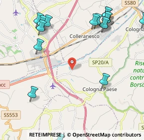 Mappa Strada Comunale Coste Lanciano, 64023 Giulianova TE, Italia (3.2305)