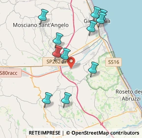 Mappa Strada Comunale Coste Lanciano, 64023 Giulianova TE, Italia (4.21818)