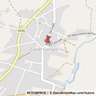 Mappa Via Cupa, 6, 05013 Castel Giorgio, Terni (Umbria)