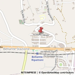 Mappa Via capuani mario, 64100 Bellante, Teramo (Abruzzo)