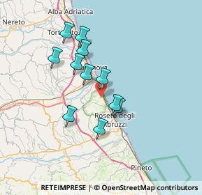 Mappa Via Colle Magnone, 64026 Roseto degli Abruzzi TE, Italia (6.11727)