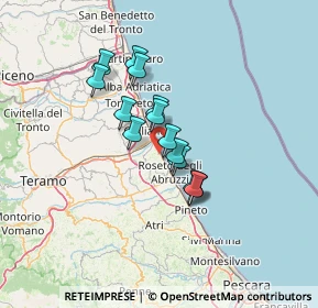 Mappa Via Colle Magnone, 64026 Roseto degli Abruzzi TE, Italia (10.03786)