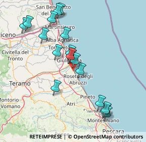 Mappa Via Colle Magnone, 64026 Roseto degli Abruzzi TE, Italia (16.35722)