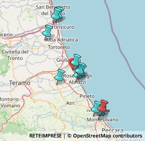 Mappa Via Colle Magnone, 64026 Roseto degli Abruzzi TE, Italia (15.28333)