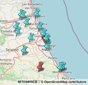 Mappa Via Colle Magnone, 64026 Roseto degli Abruzzi TE, Italia (16.8945)
