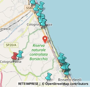 Mappa Via Colle Magnone, 64026 Roseto degli Abruzzi TE, Italia (2.6485)