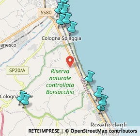 Mappa Via Colle Magnone, 64026 Roseto degli Abruzzi TE, Italia (2.78929)