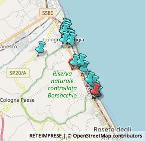 Mappa Via Colle Magnone, 64026 Roseto degli Abruzzi TE, Italia (1.5485)
