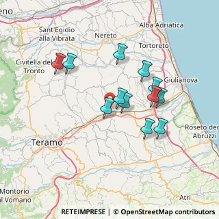 Mappa Via Carlo Rosselli, 64020 Bellante TE, Italia (6.44833)