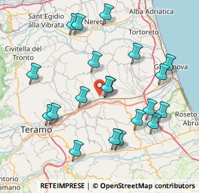 Mappa Via Carlo Rosselli, 64020 Bellante TE, Italia (8.4895)