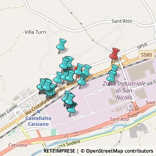 Mappa Via Nazionale, 64100 Sant'Atto TE, Italia (0.39643)