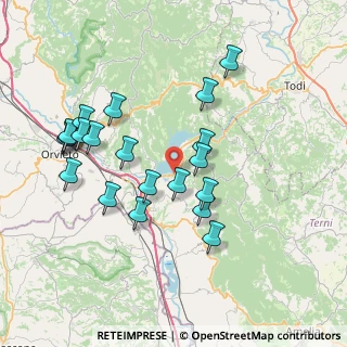 Mappa SS 448, 05023 Baschi TR, Italia (7.812)