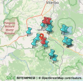Mappa Via XXIV Maggio, 01010 Villa San Giovanni in Tuscia VT, Italia (6.5625)