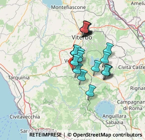 Mappa Via XXIV Maggio, 01010 Villa San Giovanni in Tuscia VT, Italia (10.929)