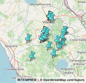 Mappa Piazza del Comune, 01010 Villa San Giovanni in Tuscia VT, Italia (10.89)