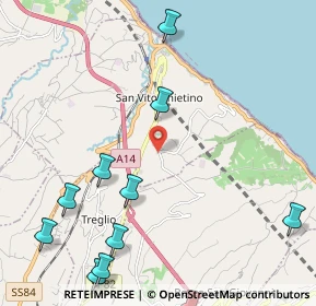 Mappa Contrada Paolini, 66038 San Vito Chietino CH, Italia (3.03818)