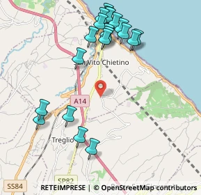 Mappa Contrada Paolini, 66038 San Vito Chietino CH, Italia (2.3825)