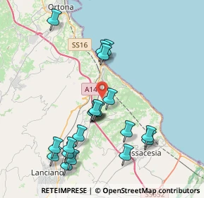 Mappa Contrada Paolini, 66038 San Vito Chietino CH, Italia (4.355)