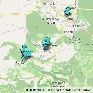 Mappa Via Monte Zebio, 01010 Villa San Giovanni in Tuscia VT, Italia (1.8625)