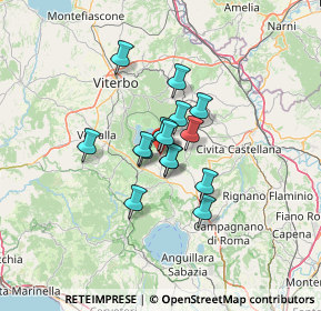 Mappa Via Sandro Pertini, 01037 Ronciglione VT, Italia (8.65733)