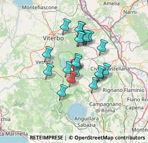 Mappa Via Sandro Pertini, 01037 Ronciglione VT, Italia (10.674)