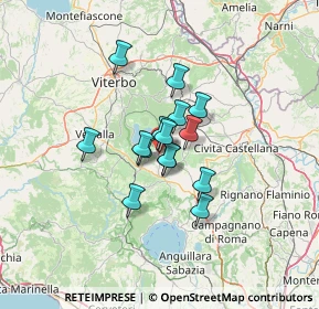 Mappa Via San Giovanni, 01037 Ronciglione VT, Italia (8.65867)