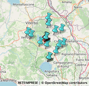 Mappa Via San Giovanni, 01037 Ronciglione VT, Italia (8.3875)