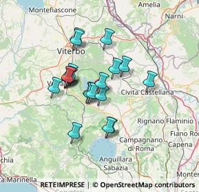 Mappa Via San Giovanni, 01037 Ronciglione VT, Italia (10.9365)