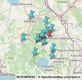 Mappa Via Paolo Borsellino, 01037 Ronciglione VT, Italia (8.674)