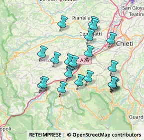 Mappa Via del Lavoro, 65020 Alanno PE, Italia (6.8865)