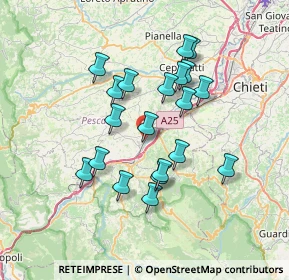 Mappa Via del Lavoro, 65020 Alanno PE, Italia (6.5355)