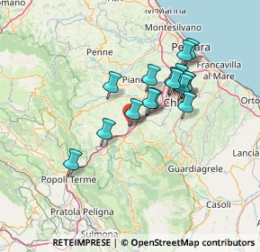Mappa Via del Lavoro, 65020 Alanno PE, Italia (11.93375)
