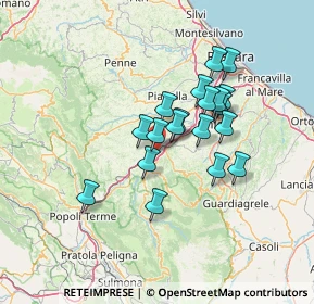 Mappa Via del Lavoro, 65020 Alanno PE, Italia (11.35842)