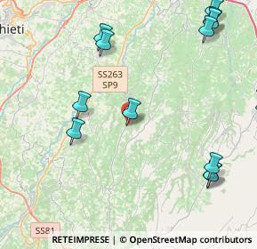 Mappa Largo S. Salvatore, 66010 Ari CH, Italia (6.70421)