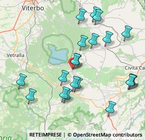 Mappa 01037 Ronciglione VT, Italia (8.8175)