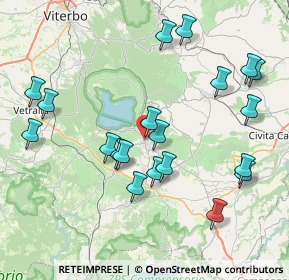 Mappa 01037 Ronciglione VT, Italia (8.9275)