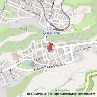 Mappa Via di Corte, 12, 01033 Civita Castellana, Viterbo (Lazio)