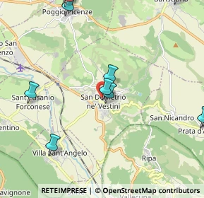 Mappa Via Cavantoni, 67028 San Demetrio Ne' Vestini AQ, Italia (3.00167)
