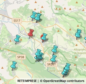 Mappa Via Cavantoni, 67028 San Demetrio Ne' Vestini AQ, Italia (5.098)