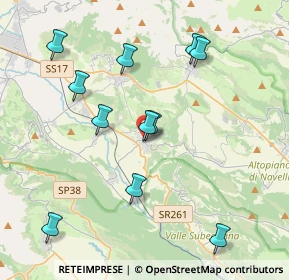 Mappa Via Cavantoni, 67028 San Demetrio Ne' Vestini AQ, Italia (4.33)