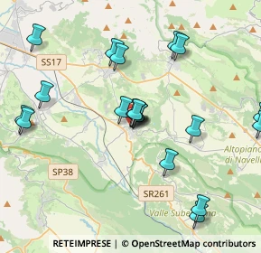 Mappa Via Cavantoni, 67028 San Demetrio Ne' Vestini AQ, Italia (4.2385)