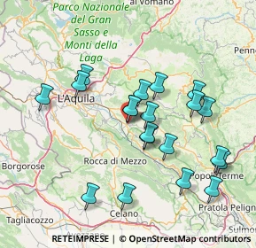 Mappa 67028 San Demetrio Ne' Vestini AQ, Italia (15.135)