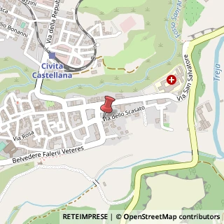 Mappa Via dello Scasato,  1, 01033 Civita Castellana, Viterbo (Lazio)