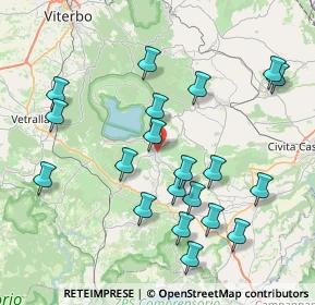 Mappa Vicolo del Montone, 01037 Ronciglione VT, Italia (8.748)